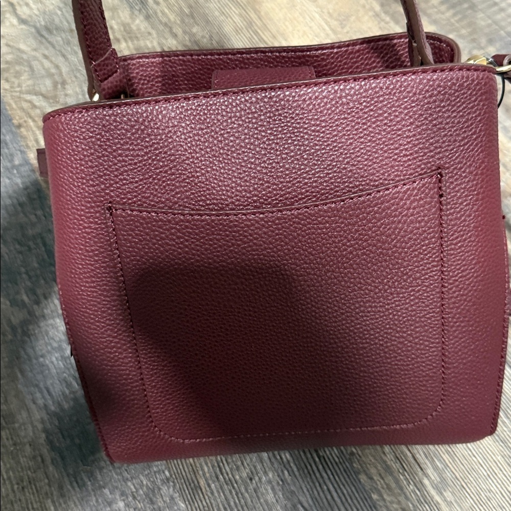 Nanette Lepore Deep Red Shoulder Bag - Picture 4 of 9